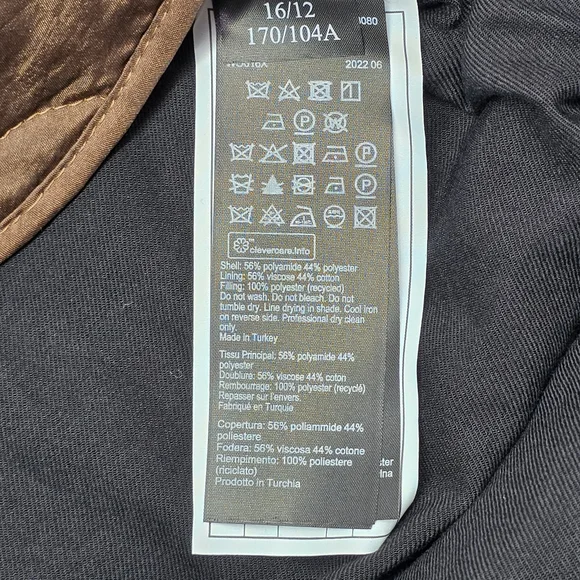 All Saints NWT Foxi Liner Jacket In Chocolate